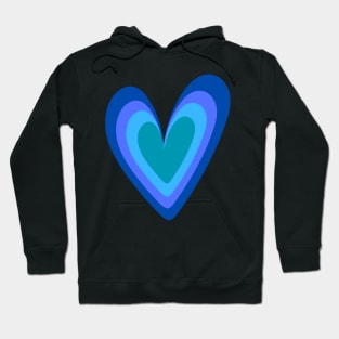 blue Hearts Hoodie